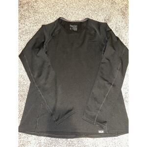 Patagonia Shirt Mens M Black Capilene Midweight Pullover Polartec